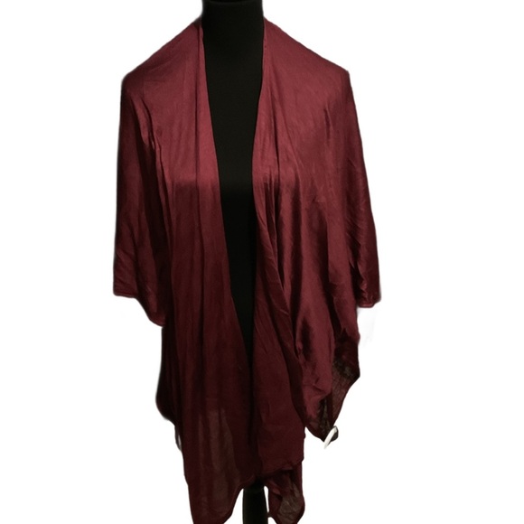 INC Rose or Brown Colored Kimono One Size NWT - Picture 11 of 12